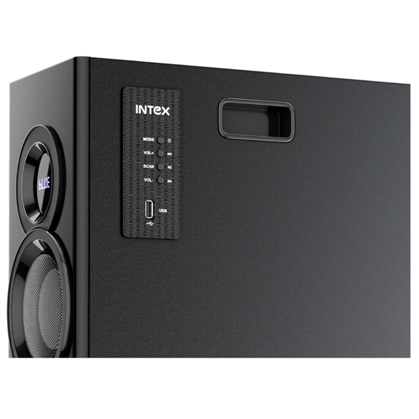 დინამიკი Intex TW-11804 FMUB, 130W, FM, BT, USB, AUX, Speakers, Black