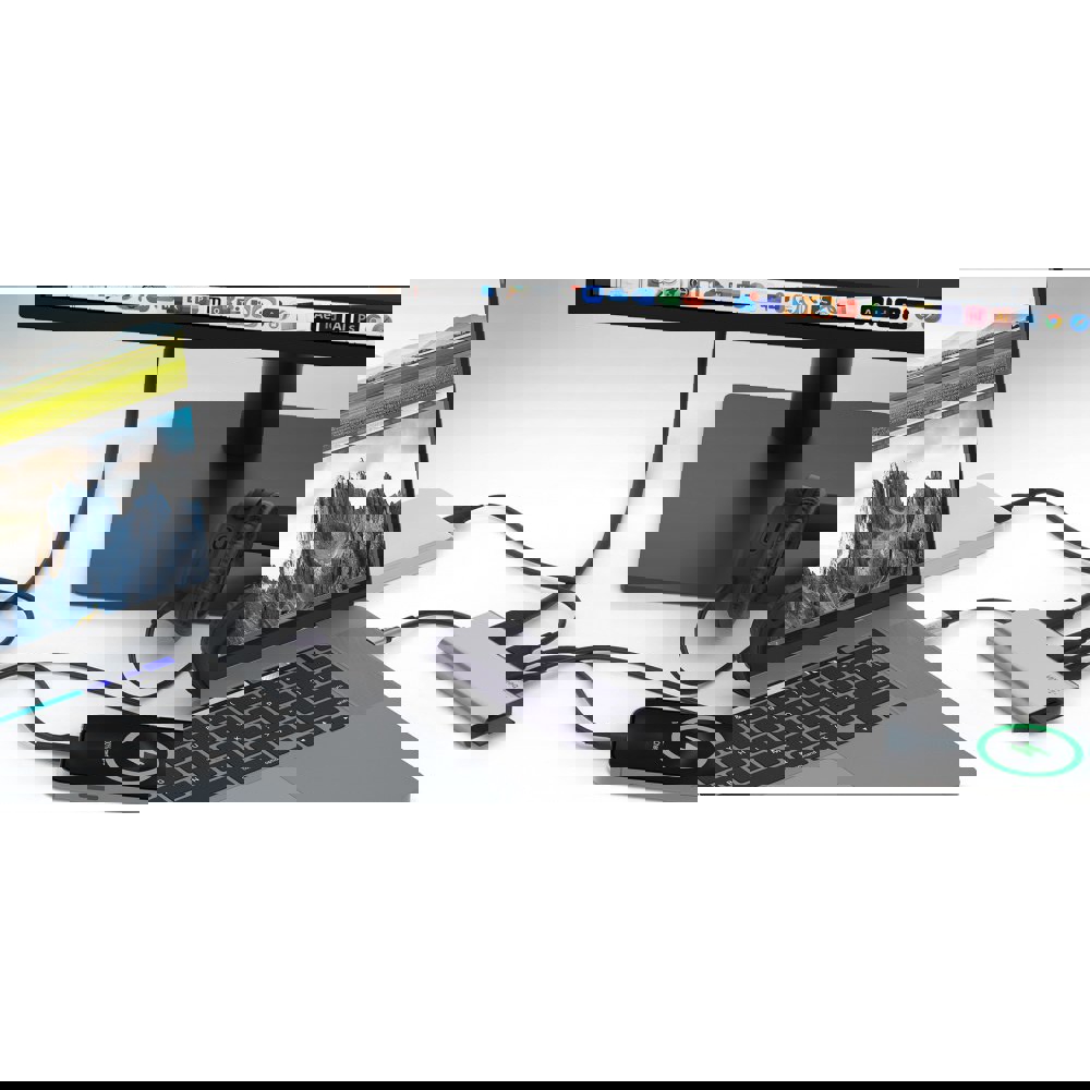 USB-C ჰაბი Belkin AVC009BTSGY, USB-C, HDMI, MicroSD, USB-A, 3.5mm, Hub, Silver