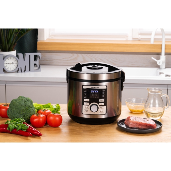 Ardesto MC-P17, 860W, 5L, Multifunction Cooker, Silver