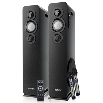 Intex TW-13501 FMUB, 140W, USB, FM, AUX, BT, Speakers, Black