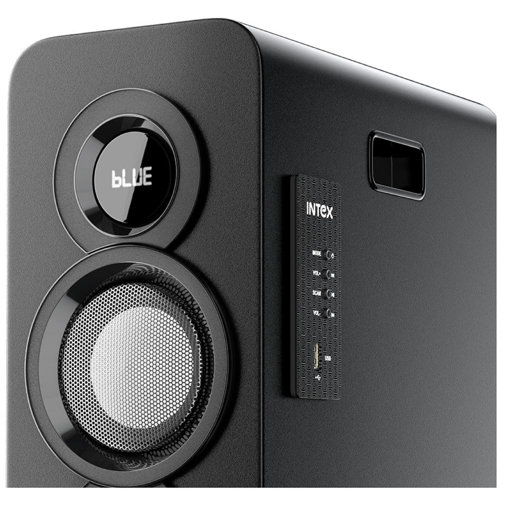 Intex TW-13501 FMUB, 140W, USB, FM, AUX, BT, Speakers, Black