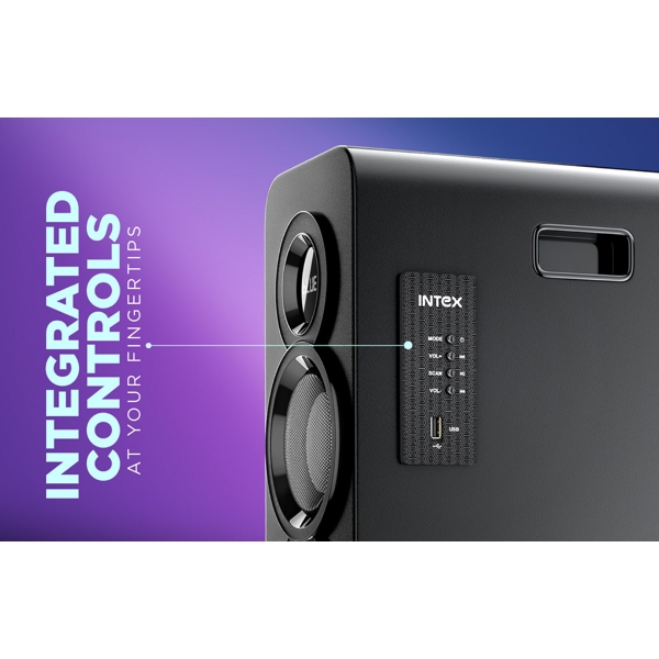 დინამიკი IntexTW-13501 FMUB, 140W, USB, FM, AUX, BT, Speakers, Black