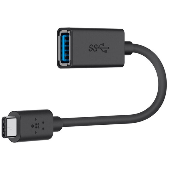 USB ადაპტერი Belkin F2CU036btBLK, USB-C To USB-A, Adapter, Black