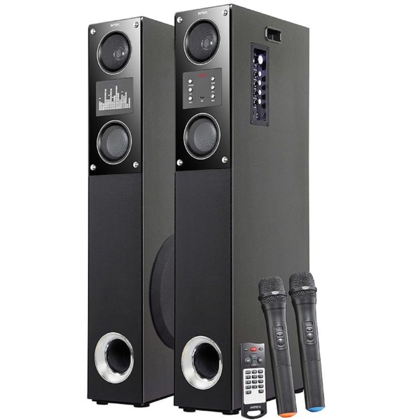 Intex TW-16000 FMUB, 160W, USB, FM, AUX, BT, Speakers, Black