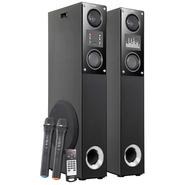 Intex TW-16000 FMUB, 160W, USB, FM, AUX, BT, Speakers, Black