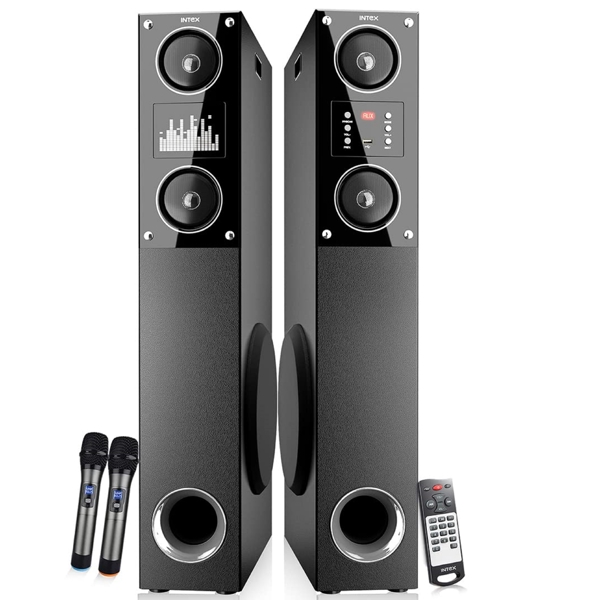 Intex TW-16000 FMUB, 160W, USB, FM, AUX, BT, Speakers, Black