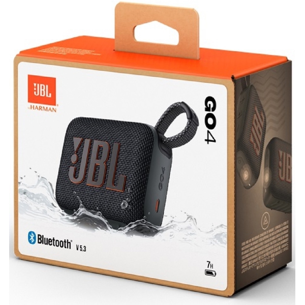 დინამიკი JBL JBLGO4BLK GO 4, 4.2W, Bluetooth, Speaker, Black