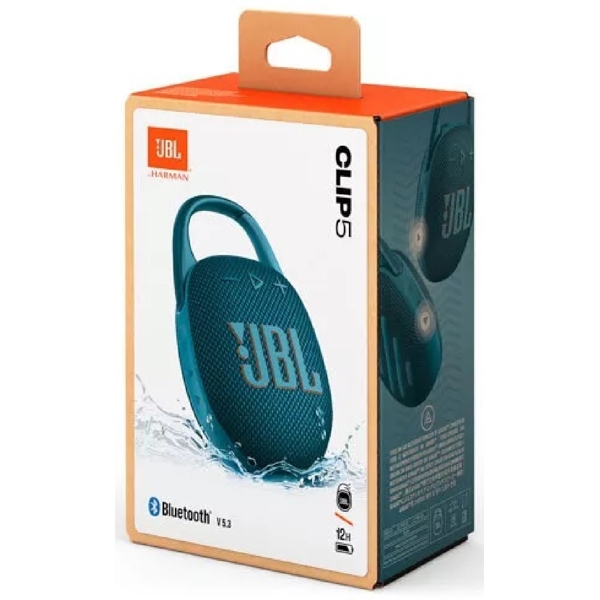 დინამიკი JBL JBLCLIP5BLU CLIP 5, 7W, Bluetooth, Speaker, Blue