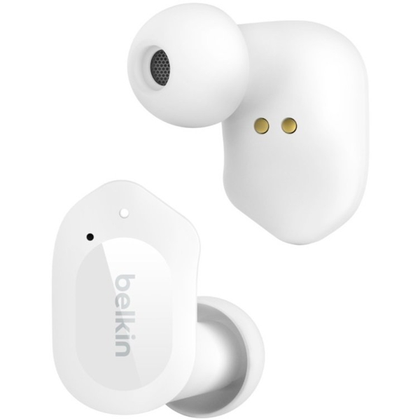 ყურსასმენი Belkin AUC005BTWH Soundform Play, Earbuds, Wireless, Bluetooth, White