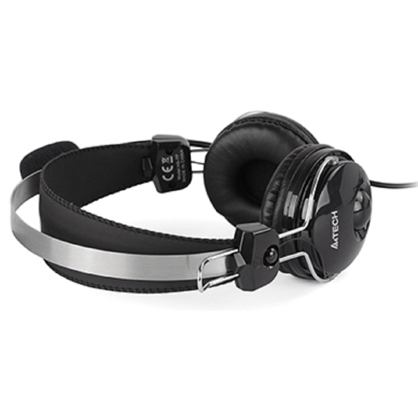 ყურსასმენი A4Tech HU-7P ComfortFit Stereo, Headset, Wired, USB, Black