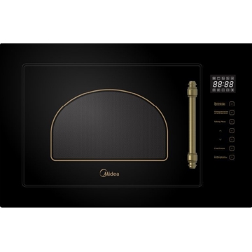 Midea MI 9252 RGB-B, 1450W, 25L, Microwave Oven, Built-In, Black