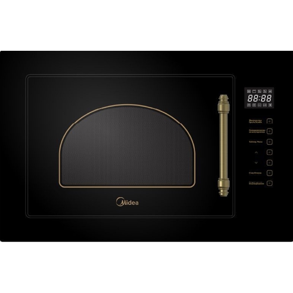 Midea MI 9252 RGB-B, 1450W, 25L, Microwave Oven, Built-In, Black