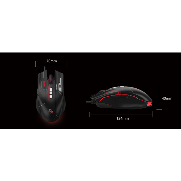 მაუსი A4Tech ES7 Bloody, Wired, USB, Gaming Mouse, Black