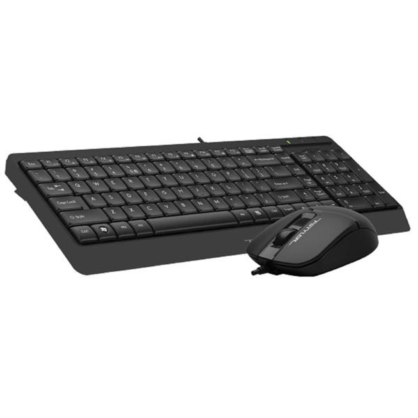 A4Tech Fstyler F1512, Wired, USB, Keyboard And Mouse, Black