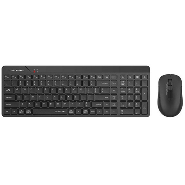 A4Tech Fstyler FG2300 Air2, Wireless, USB, Keyboard And Mouse, Black