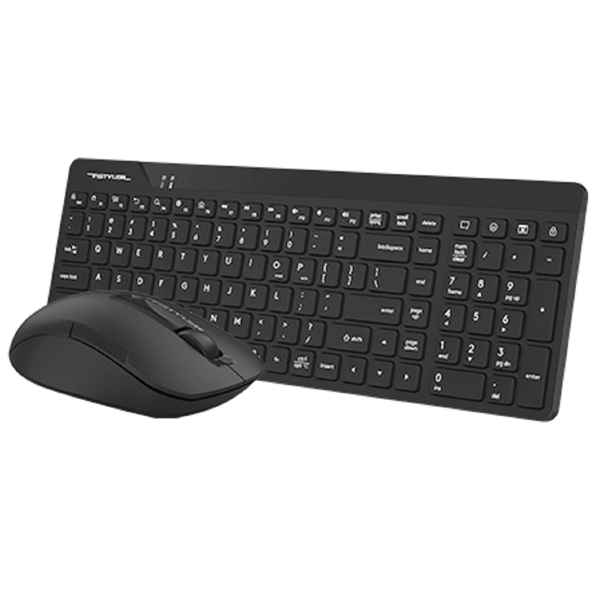 A4Tech Fstyler FG2300 Air2, Wireless, USB, Keyboard And Mouse, Black