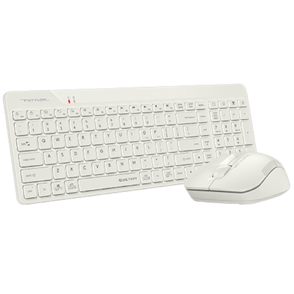 A4Tech Fstyler FG2300 Air2, Wireless, USB, Keyboard And Mouse, Beige