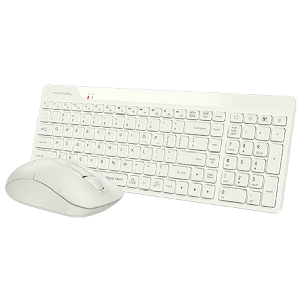 A4Tech Fstyler FG2300 Air2, Wireless, USB, Keyboard And Mouse, Beige