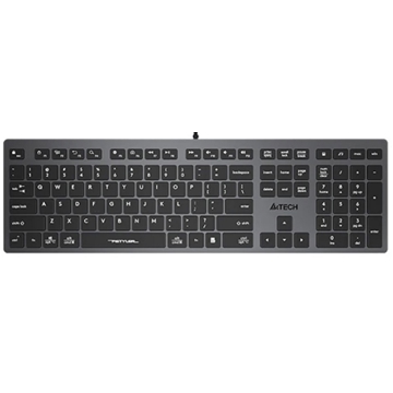 კლავიატურა A4Tech FX50 Fstyler, Wired, USB, Keyboard, Grey