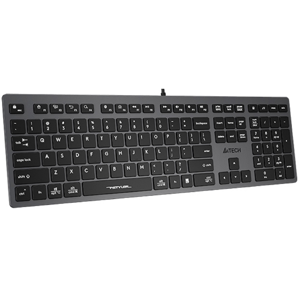 კლავიატურა A4Tech FX50 Fstyler, Wired, USB, Keyboard, Grey