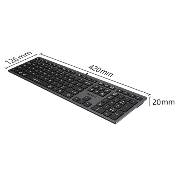 კლავიატურა A4Tech FX50 Fstyler, Wired, USB, Keyboard, Grey