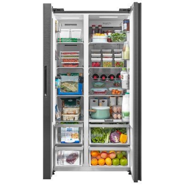 Midea MDRS791MIE28, 604L, A++, Refrigerator, Black