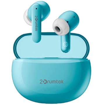 ყურსასმენი A4Tech 2Drumtek B25, Earbuds, Wireless, Bluetooth, Icy Blue