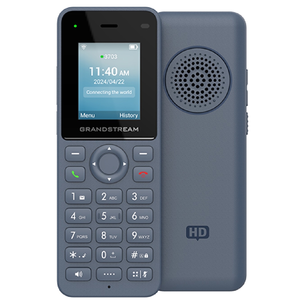 Grandstream WP816, Portable Wi-Fi Phone, 2SIP, Blue