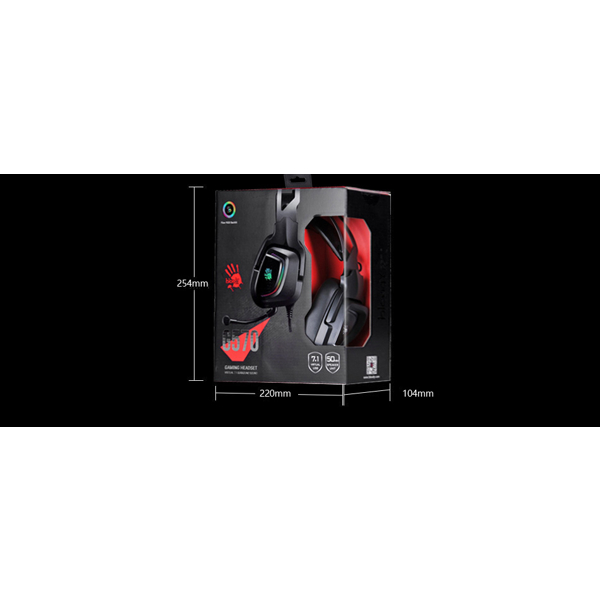 ყურსასმენი A4tech Bloody G570 Virtual 7.1, Gaming Headset, Wired, USB, Black