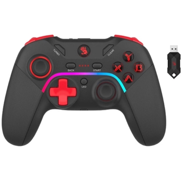 A4Tech GPW70 Bloody, Gaming Controller For PC, PS3, Switch, Android, Wireless, USB, Black