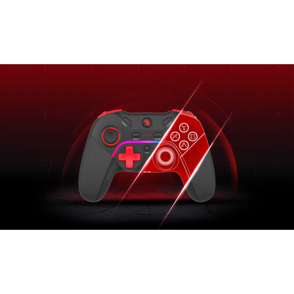 A4Tech GPW70 Bloody, Gaming Controller For PC, PS3, Switch, Android, Wireless, USB, Black