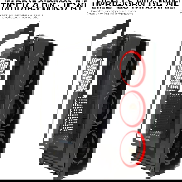 Golden Field N18, Computer Case, MidT, M-ATX, ATX, ITX, USB 3.0, USB 2.0, HD Audio, Black