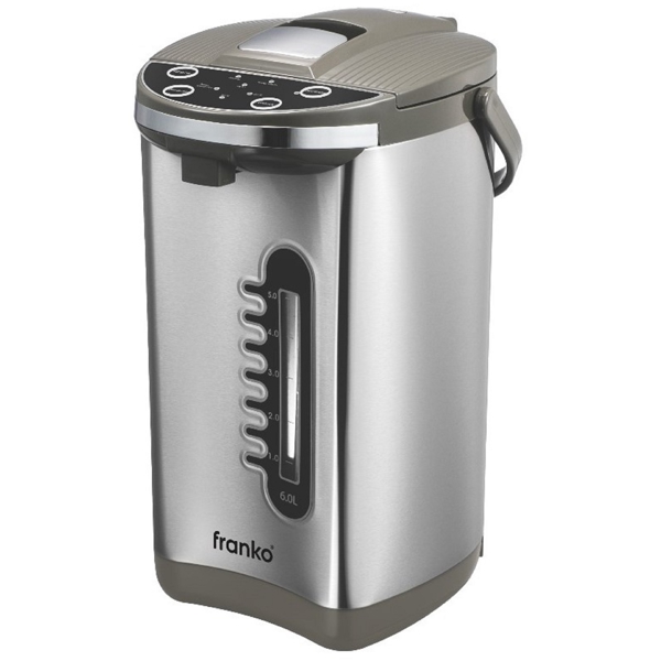 Franko FTP-9019, 680W, 6L, Thermo Kettle, Silver