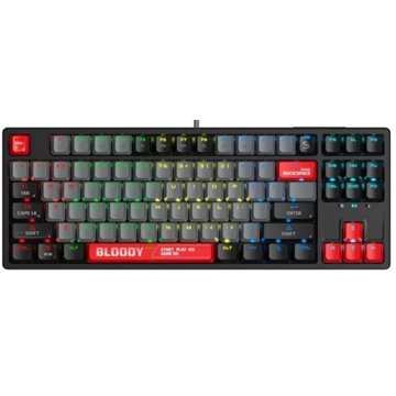 კლავიატურა A4Tech S87 Bloody, Wired, RGB, USB, Gaming Keyboard, Energy Red