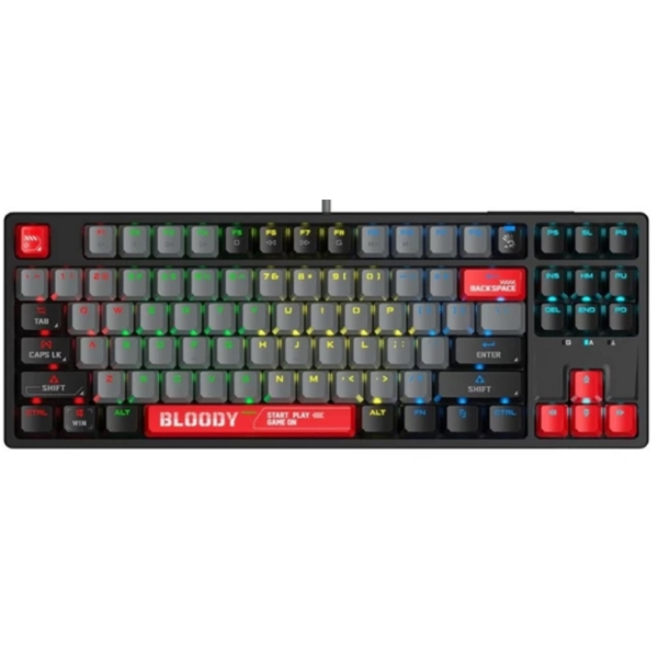 A4Tech S87 Bloody, Wired, RGB, USB, Gaming Keyboard, Energy Red