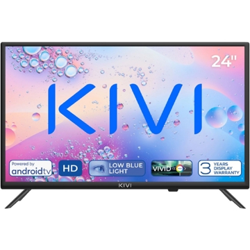 Kivi 24H760QB, 24", HD, Smart TV, Android TV, USB, HDMI, LAN, BT, WIFI, Black