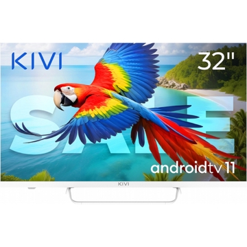 Kivi 32F760QW, 32", FHD, Smart TV, Android TV, USB, HDMI, LAN, BT, WIFI, White