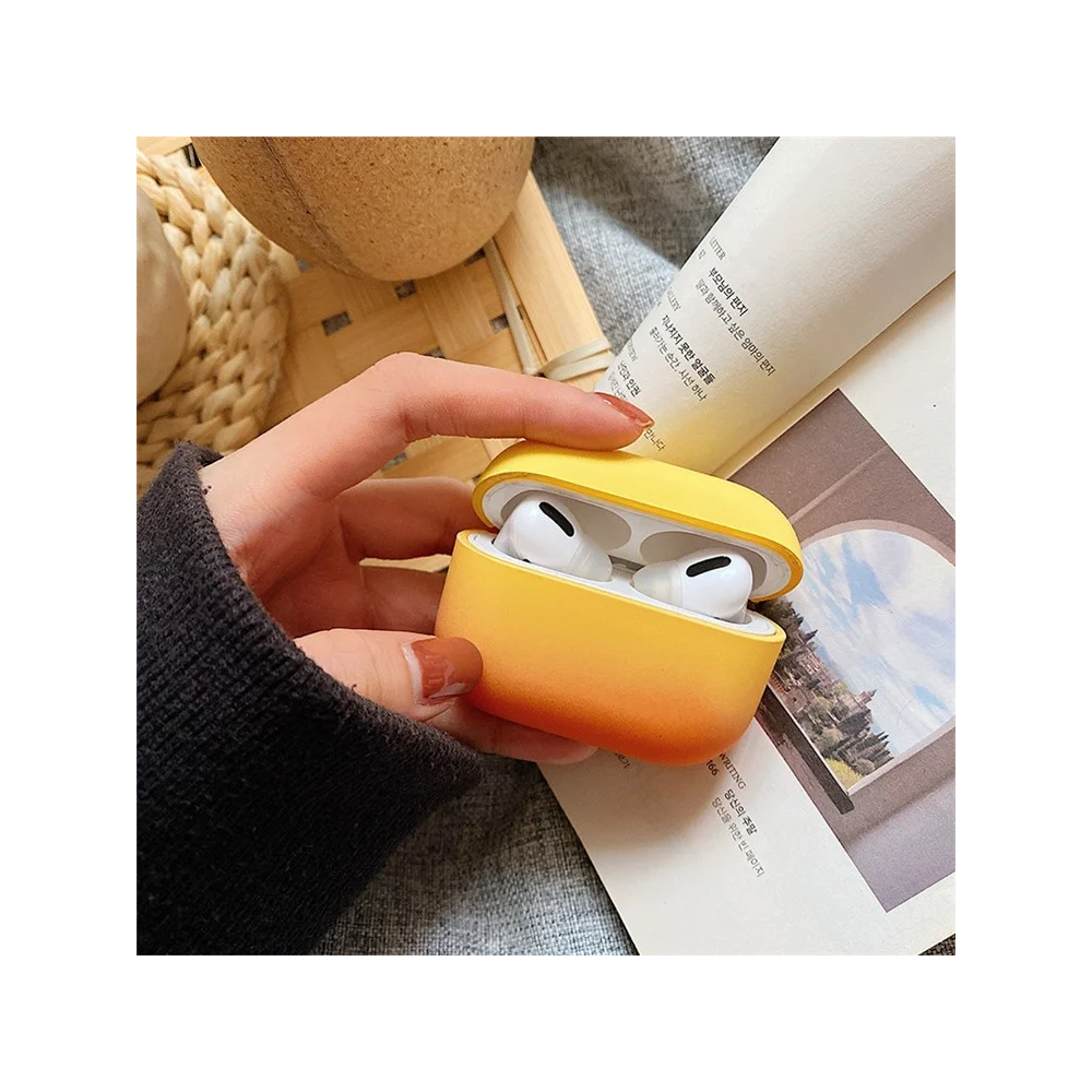 TVC 680901766H, Apple AirPods Pro, Headphone Case, Yellow/Pink