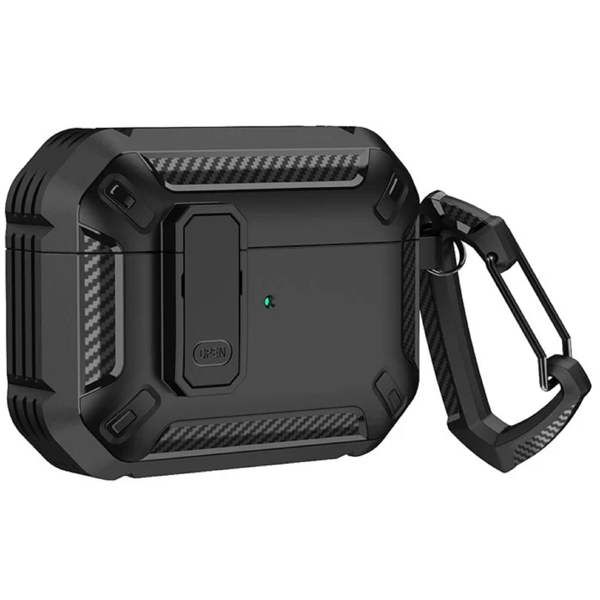 ყურსასმენის ქეისი TVC 680901537G, Apple AirPods Pro 2, Headphone Case, Black