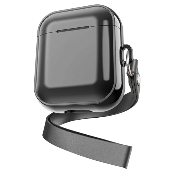 ყურსასმენის ქეისი TVC 680608332A, Apple AirPods Pro 2, Headphone Case, Black