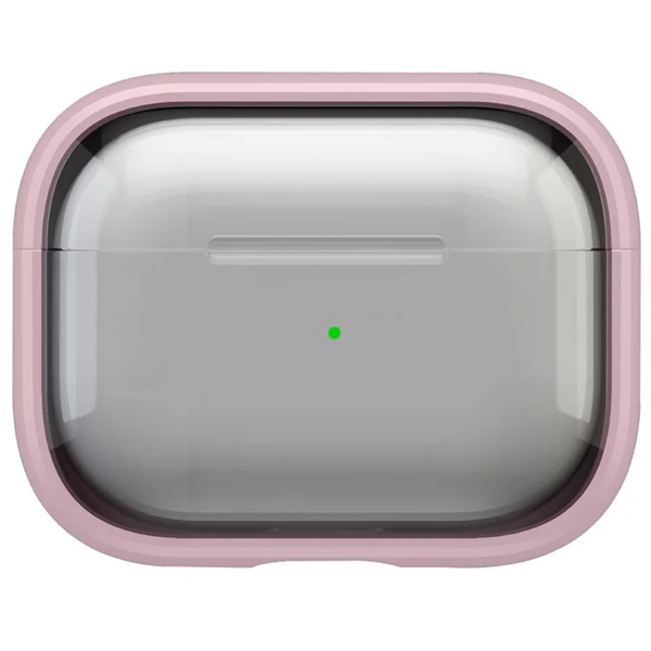 ყურსასმენის ქეისი TVC 680903165C, Apple AirPods Pro 2, Headphone Case, Transparent/Pink