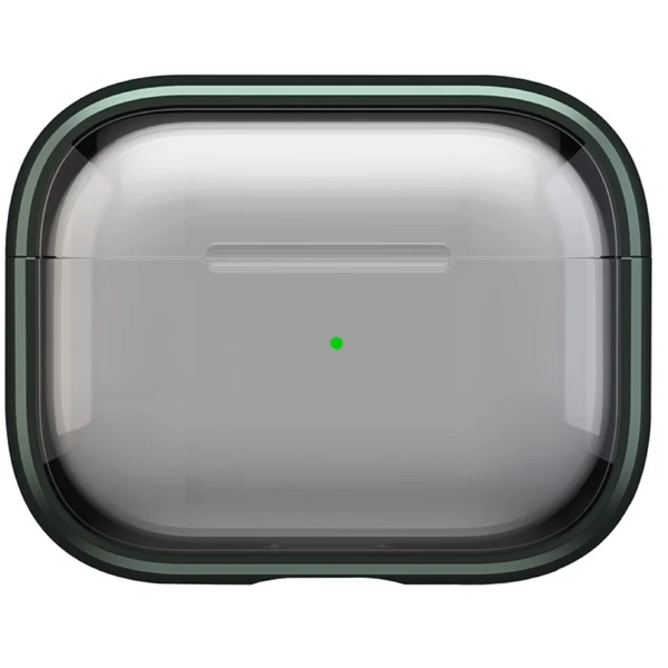 ყურსასმენის ქეისი TVC 680903165F, Apple AirPods Pro 2, Headphone Case, Transparent/Green