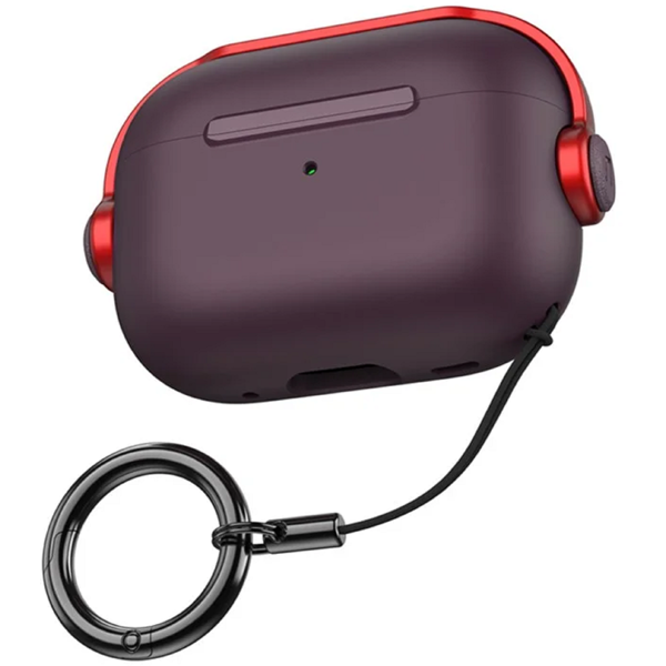 ყურსასმენის ქეისი TVC 680901792E, Apple AirPods Pro 2, Headphone Case, Purple/Red