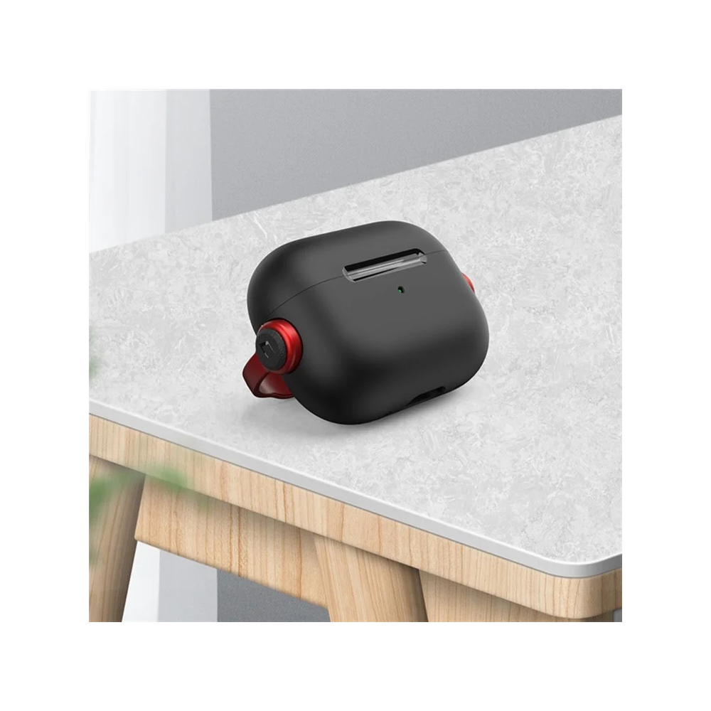 TVC 680901792A, Apple AirPods Pro 2, Headphone Case, Black/Ted