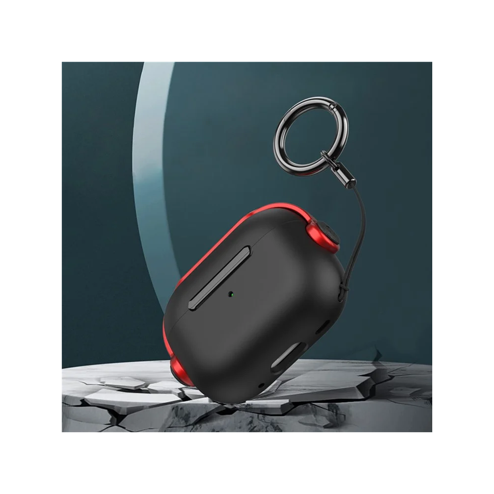 TVC 680901792A, Apple AirPods Pro 2, Headphone Case, Black/Ted