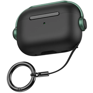 TVC 680901792H, Apple AirPods Pro 2, Headphone Case, Black/Green