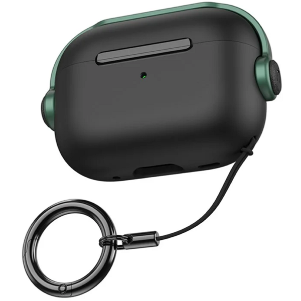 ყურსასმენის ქეისი TVC 680901792H, Apple AirPods Pro 2, Headphone Case, Black/Green