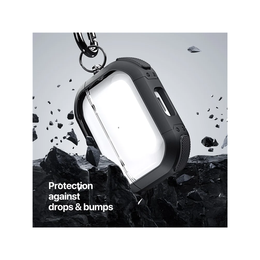 TVC 680902838A, Apple AirPods Pro (2nd gen), Headphone Case, Black