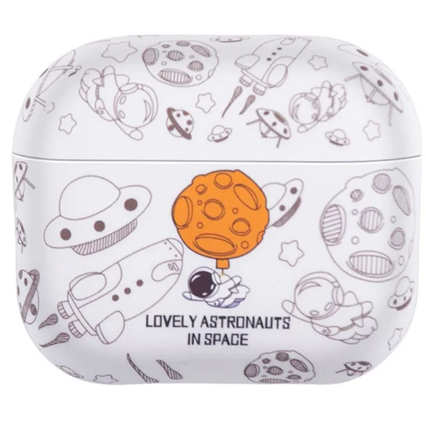 ყურსასმენის ქეისი TVC 680901144D, Apple AirPods 3, Headphone Case, White Astronaut