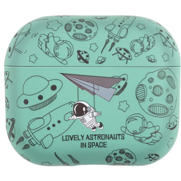 ყურსასმენის ქეისი TVC 680901144C, Apple AirPods 3, Headphone Case, Green Astronaut